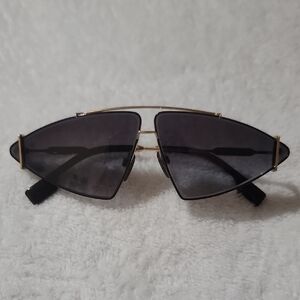 Burberry Rose Gold Logo Temple Sunglasses